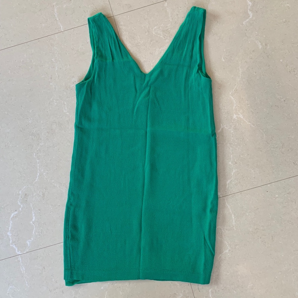 Mango suit dress in green